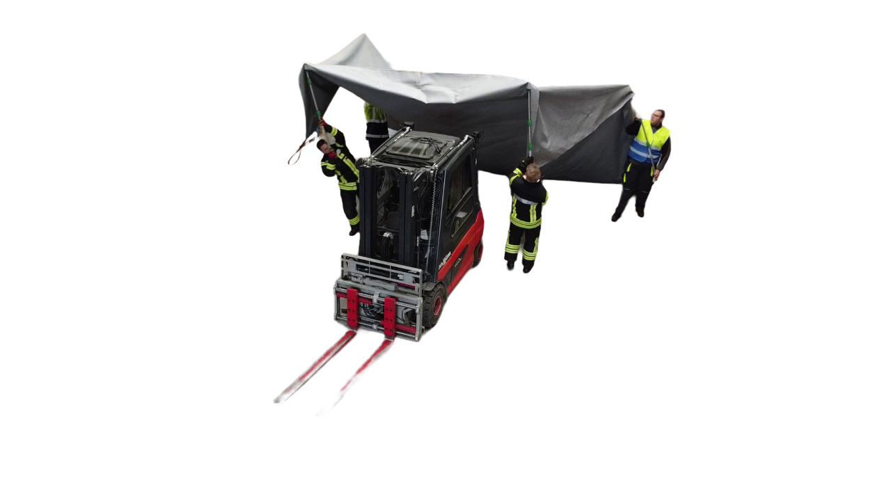 Manta Premium 6 x 8 m para vehiculos altos